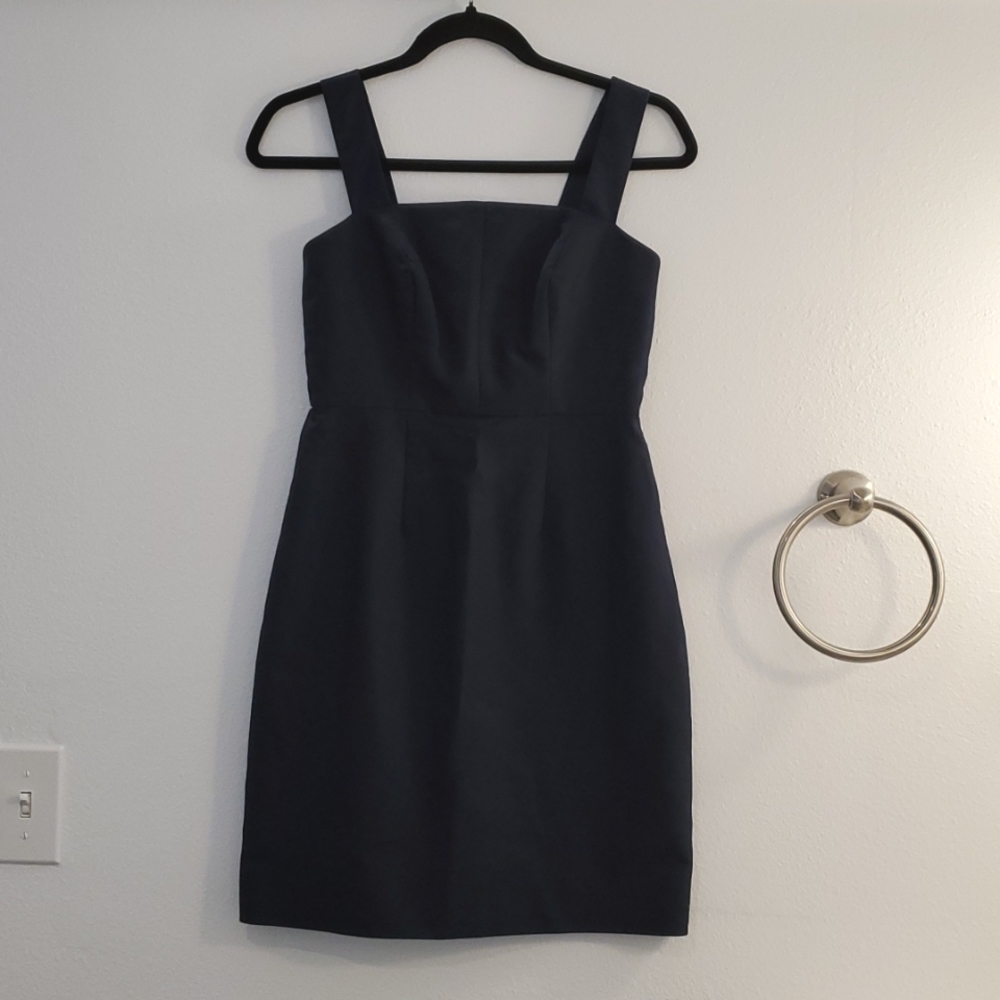 Navy J Crew Cocktail Dress